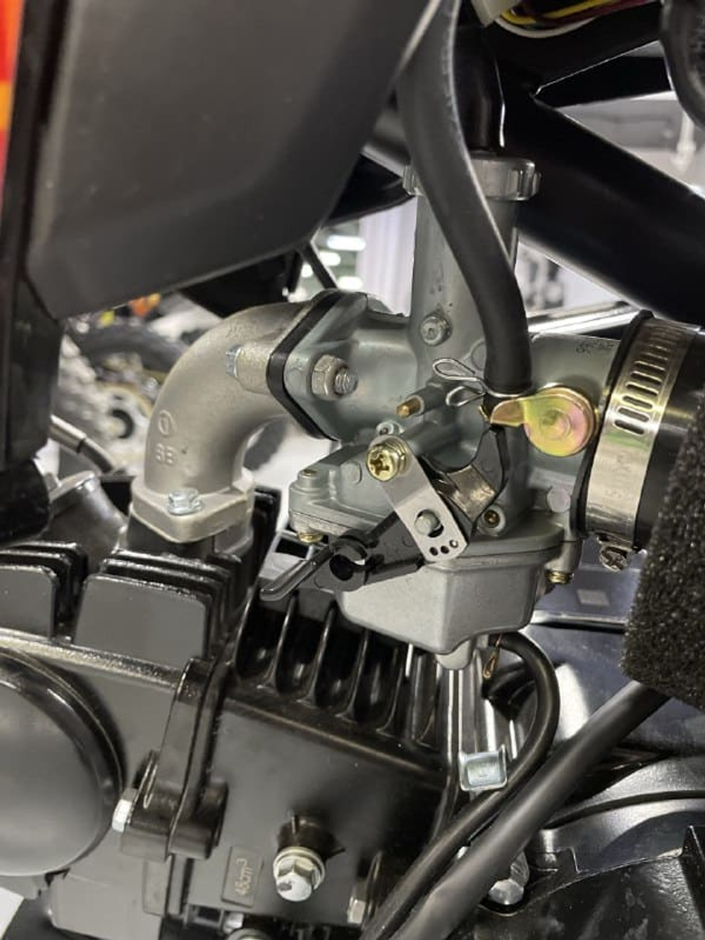 Питбайк BSE EX Blue Orange Ant 17/14