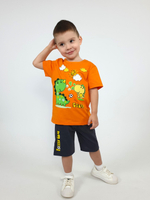 01-137-4 Комплект фуфайка+шорты для мальчика Luneva