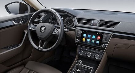 Навигационный блок для Skoda Superb 2015+ (поддержка штатного усилителя и кругового обзора) - Carmedia DZ-218 на Android 9.0, 2Гб-32Гб, 4G-SIM