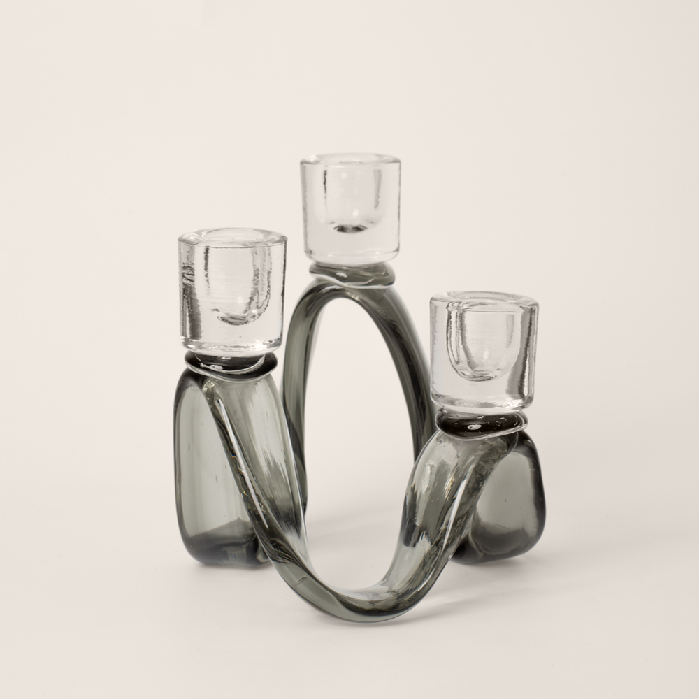 Подсвечник трехрожковый Кианит