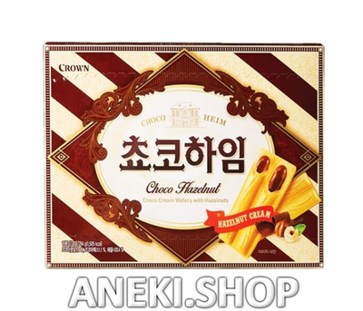 Вафли с шоколадным кремом и фундуком 47 г Crown