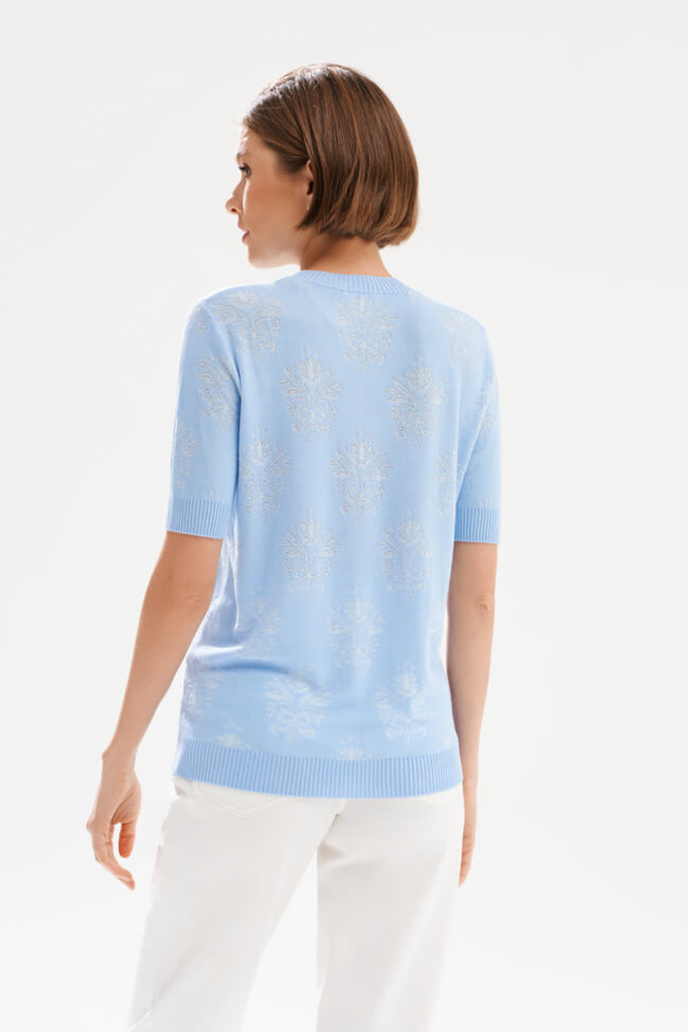 23536 Джемпер женский (голубой)