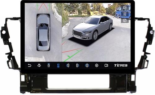 Магнитола для Toyota Alphard 30, Vellfire 2015-2023 (менее 10 динамиков, любой руль) - Teyes CC3-2K-360 монитор 13" 2K QLED на Android 10, Быстрая, CarPlay, 4G SIM-слот, 4 камеры в комплекте