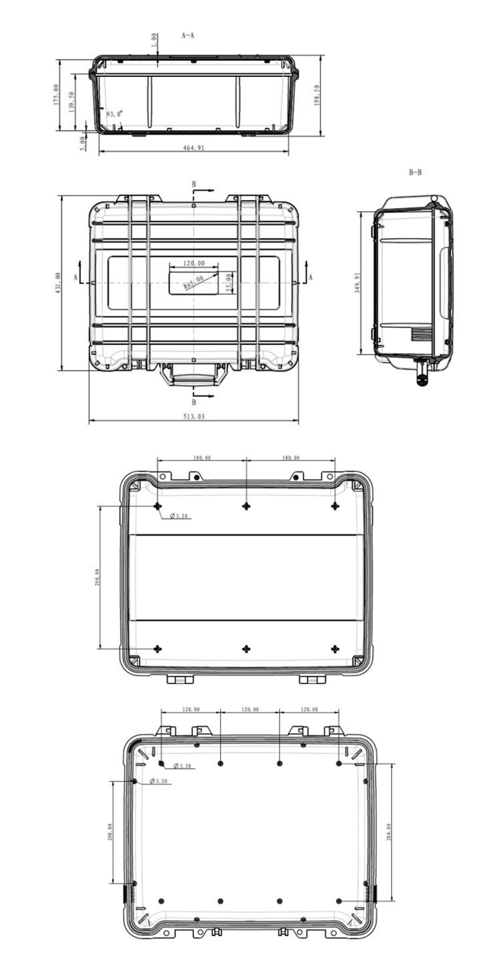 Защитный кейс Andbao SZ-4717