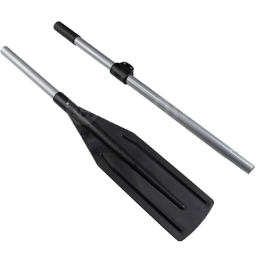 Весло 180см D=32мм разборное Узкая лопасть (Уфа) Чёрное Прямое 1 весло