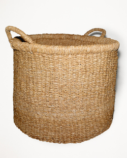 Zara Home Корзина из морской травы, цвет коричневый, 40 см · 2130/049