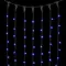 Светодиодный занавес с колпачком 2*3 м., 600 синих LED ламп, каучуковый черный провод, IP65, Beauty Led (LL602-1-2B)