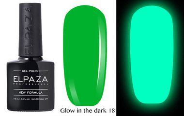 Elpaza (Эльпаза) гель-лак GLOW IN THE DARK (светящийся в темноте) 018, 10 мл.
