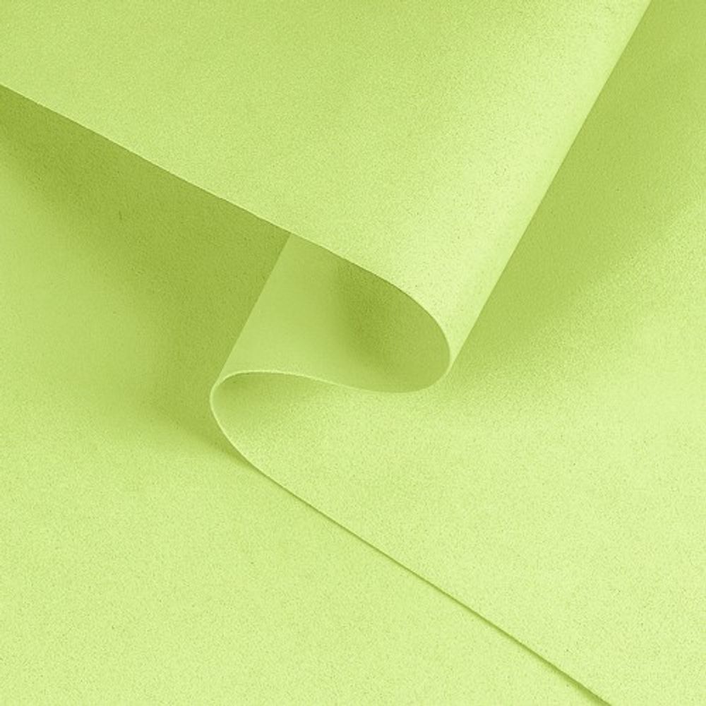 Фоамиран лист 60*70/10шт ЗЕЛЕНОЕ ЯБЛОКО