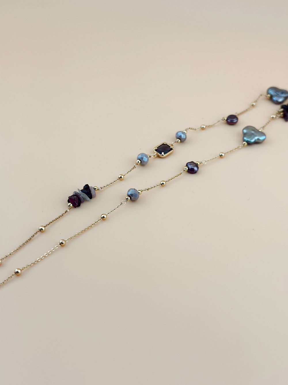 Длинное колье