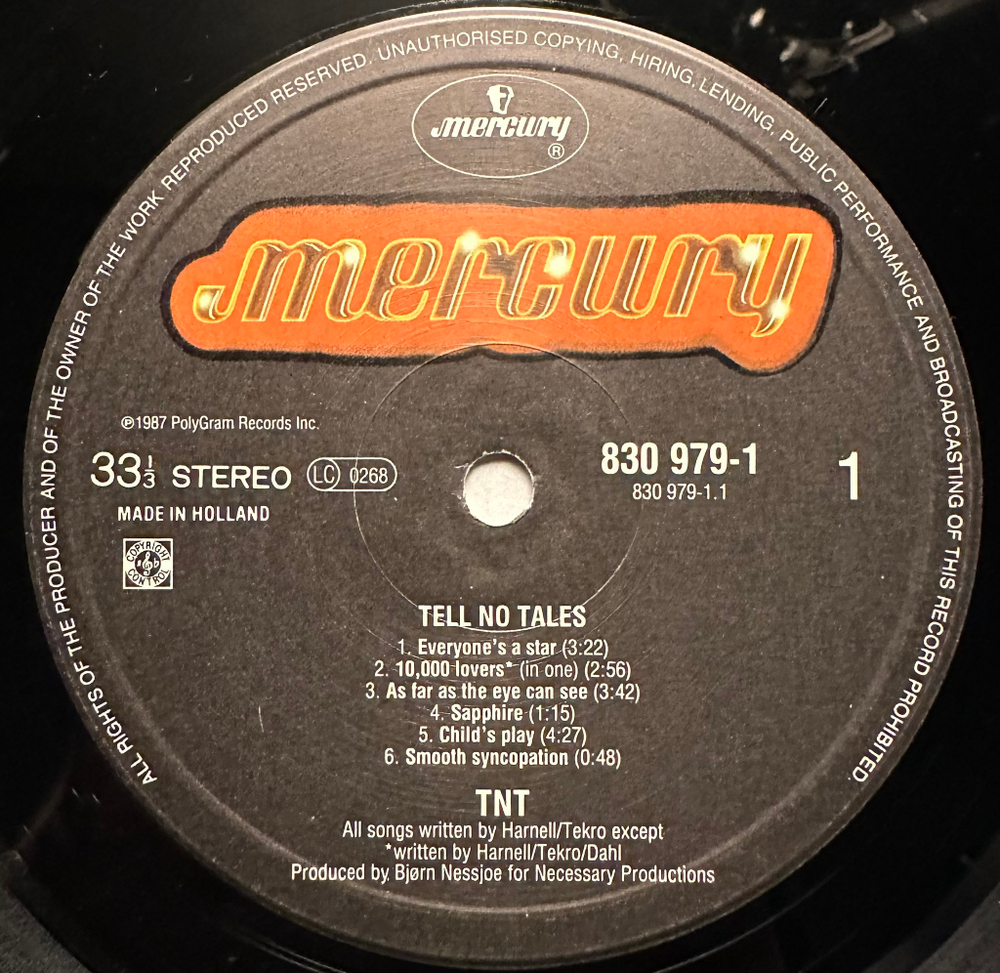 TNT- Tell No Tales (Голландия 1987г.)