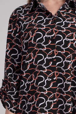 Платье-рубашка 3984зпа, цепи #176Цеп243984зпа