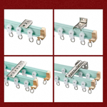 Карниз для штор изогнутый, алюминиевый