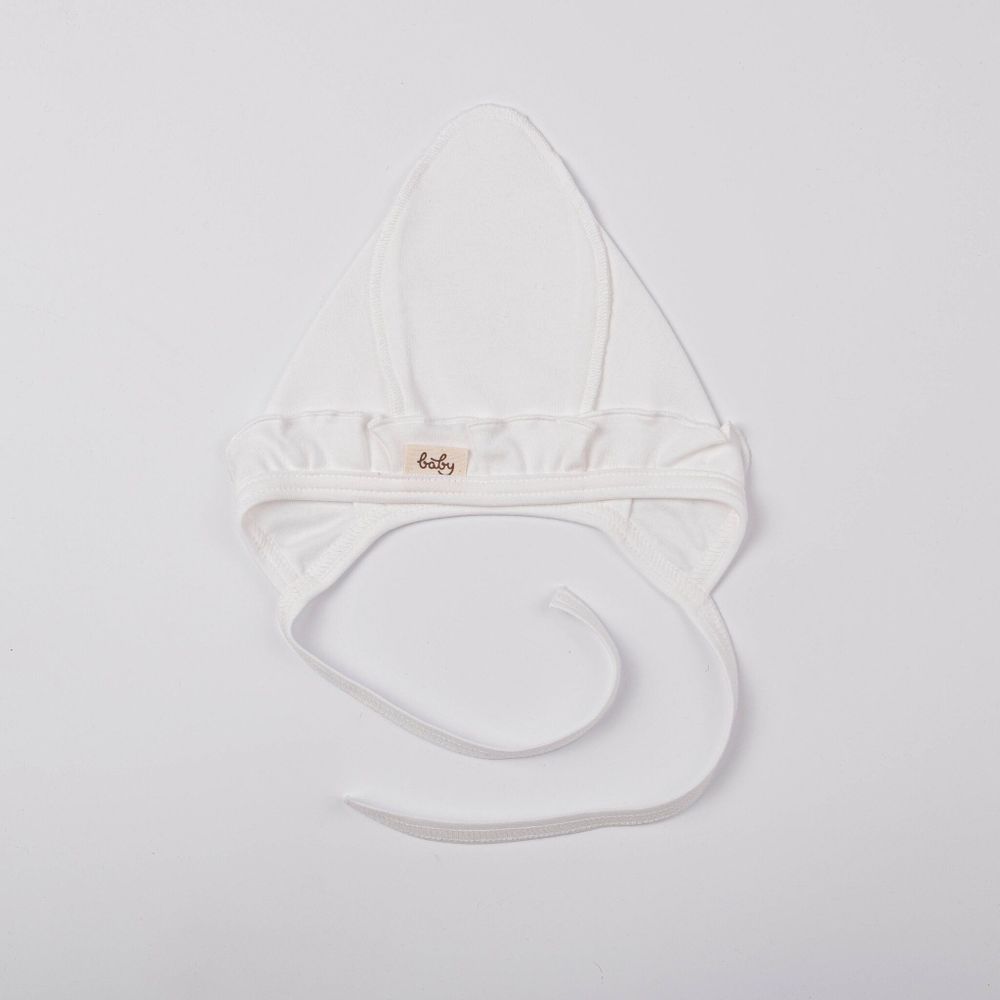 Чепчик с рюшей "Молоко" 0+