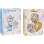 Пакет подарочный «Воздушные шары» 18*24*8,5 см, микс