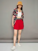 Шорты Toccotwo Пляжные Красные