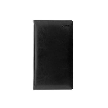 Еженедельник Letts Global Deluxe Ibiza A6 кожа кремовые страницы золотой срез черный (412 127610)