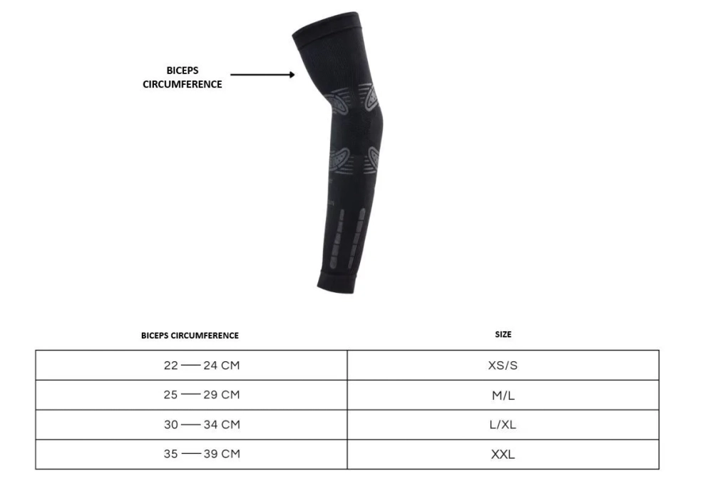 Рукав компрессионный Floky No Strain Evolution Arm Sleeve 1P - white