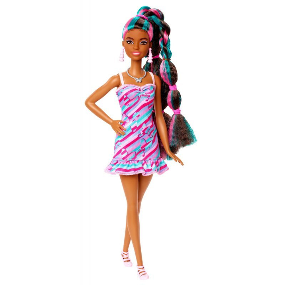 Barbie Totally Hair - Кукла с длинными волосами + модные аксессуары HCM91