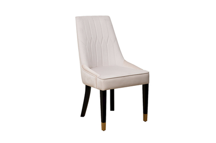 Стул Garda Decor Элегантный(Elegante) велюр светло-бежевый Colt002 56*65*101 см