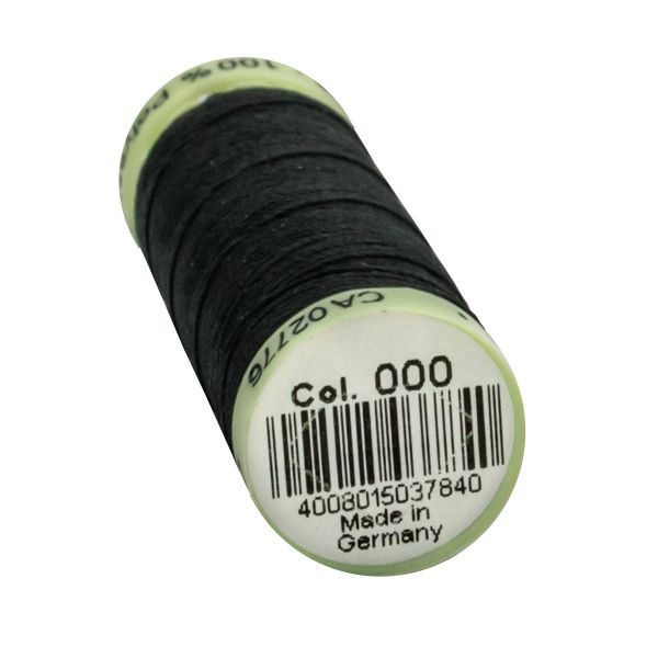 Нитки отделочные Gutermann Top Stitch 30 (30 метров), 5 кат. | _000 черный