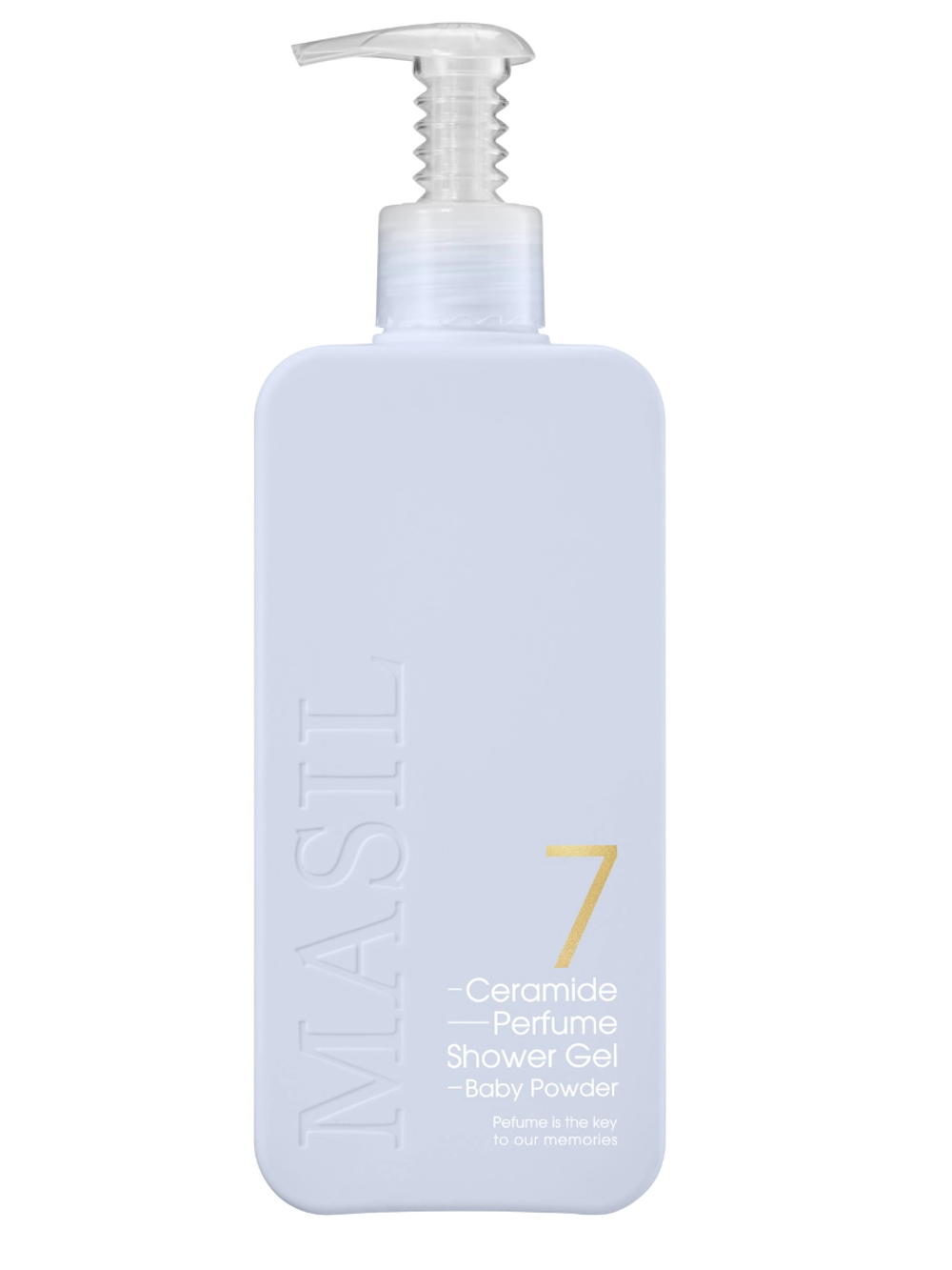 MASIL - ГЕЛЬ ДЛЯ ДУША 7 CERAMIDE PERFUME SHOWER GEL (BABY POWDER), 500 МЛ.