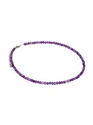 Чокер на шею из аметиста 4 мм кубической формы