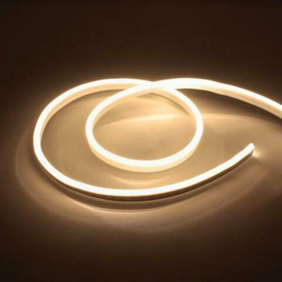 Гибкий неон 6х12 мм, 12V, SMD2835, 110Led/m, IP67, рез 10 мм, Белый Теплый