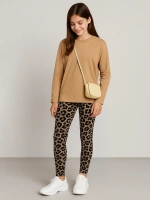 Костюм для девочки леопардовый на осень