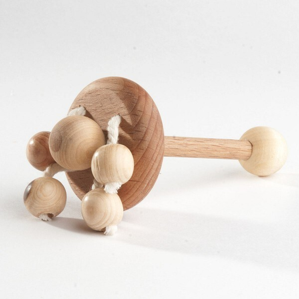 Деревянная погремушка Каруселька Леснушки