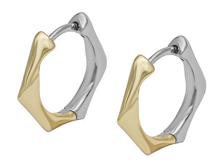 Швензы-Кольца "Грани" 19,6мм, цвет биколор