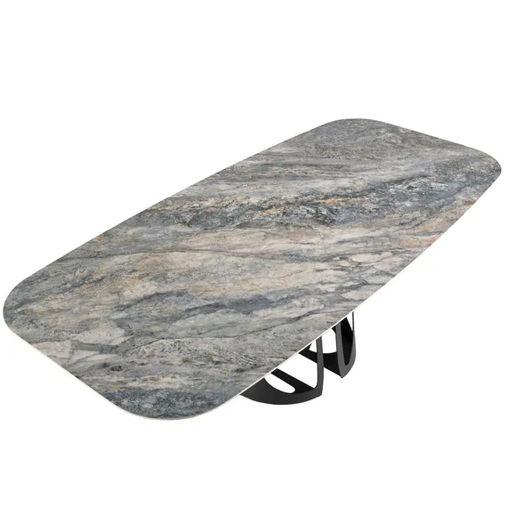 Овальный обеденный стол 1136/DT959 из мраморной керамики