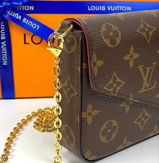 Клатч Louis Vuitton Felicie канва Monogram коричневый