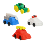 Ластик Qihao, фигурный, разборный, серия "Транспорт", цветной корпус, в пластиковой упаковке
