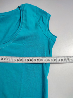 Футболка Oodji бирюзовая 44 размер