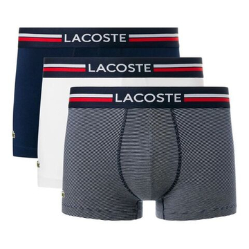 Мужские спортивные боксеры Lacoste Stretch Cotton Trunks 3P - разноцветный