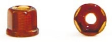 Втулка с шайбой 1,2 ,коричневая, 100 шт