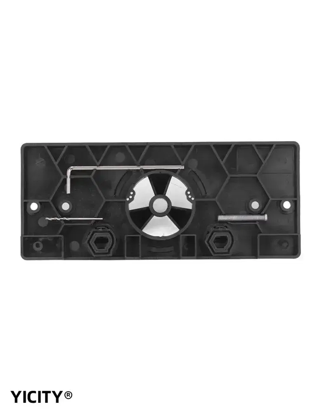 YICITY шаблон для петель мебельных 35mm/Набор из 9 предметов/Кондуктор для установки петель