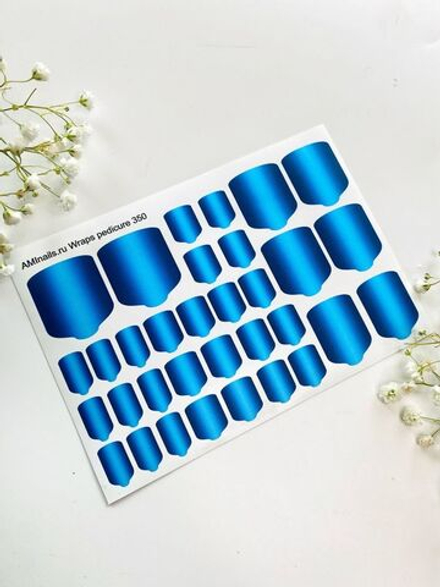 Пленки для ногтей Aminails Wraps pedicure 350