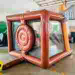 Надувной дартс «Битва топоров» на подкачке, диаметр 2,85 м, размер 2,85×2,75×2,75 м