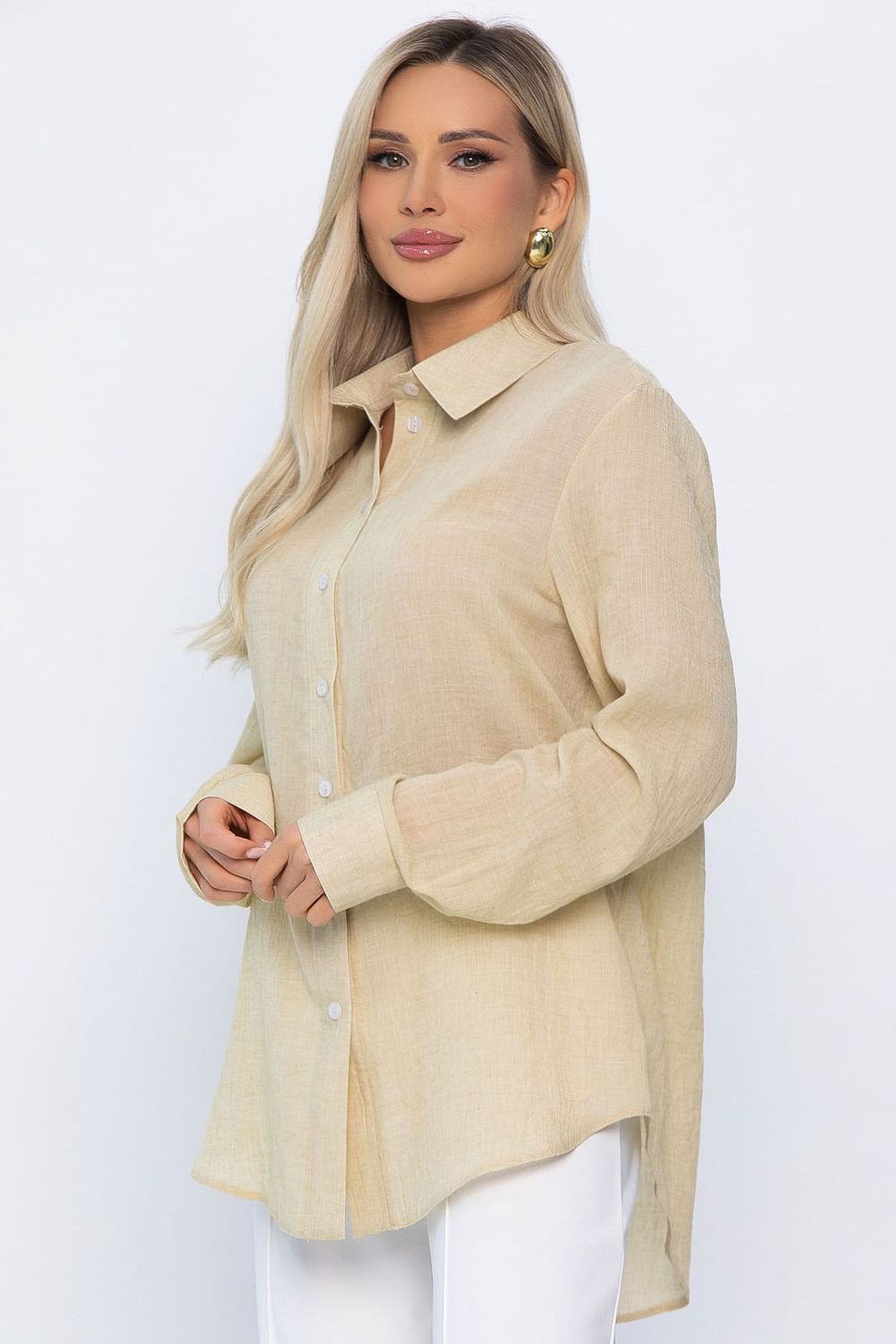 Рубашка Воздушное настроение (бежевая) Б15400-7М LT Collection