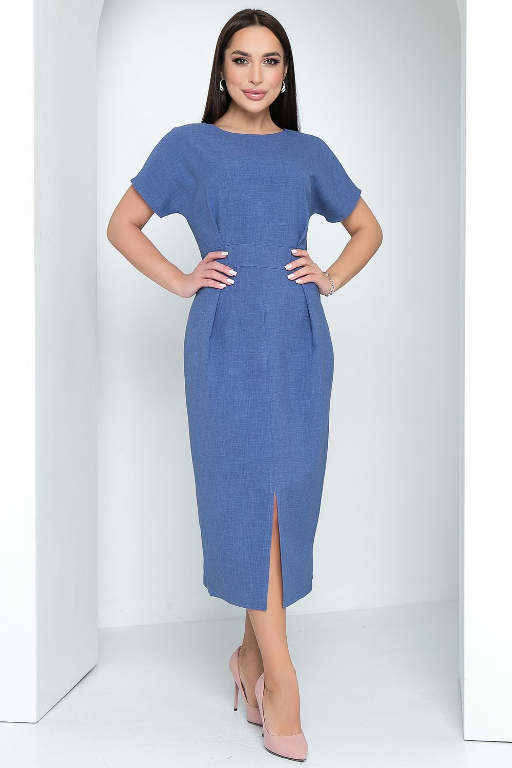 Платье Виктория Хит (джинс) Diolche