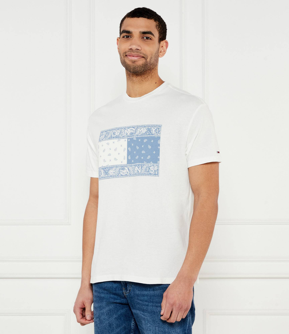 Футболка Paisley Tommy Jeans - белый(DM0DM20810)