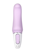 Сиреневый вибратор Satisfyer Charming Smile - 18,5 см. (Цвет: сиреневый)