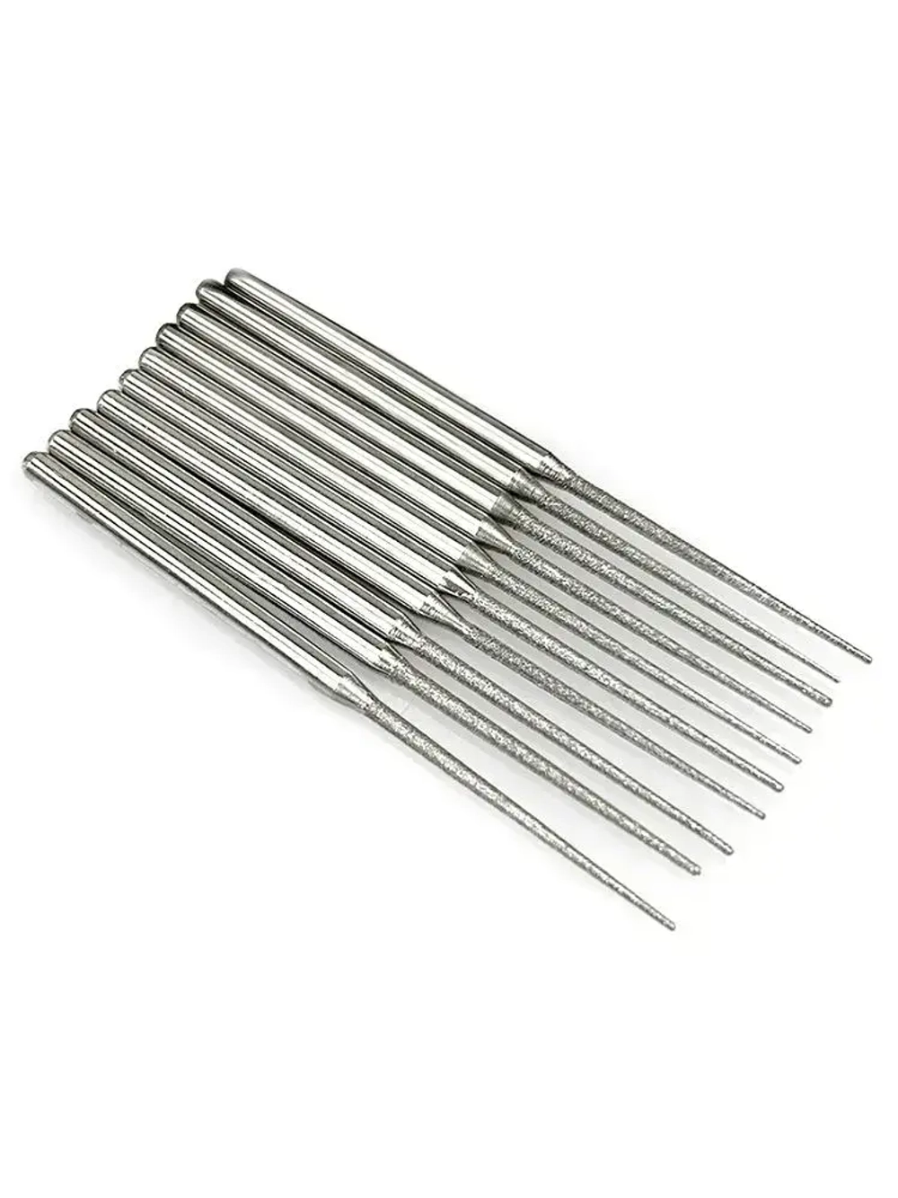 Алмазные иглы для гравера, Диаметр иглы 0.5/1.8 мм , хвостовика 3мм, 10шт