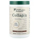 Great Lakes Wellness, Пептиды бычьего коллагена от травяного откорма, шоколад, 284 г (10 унций)