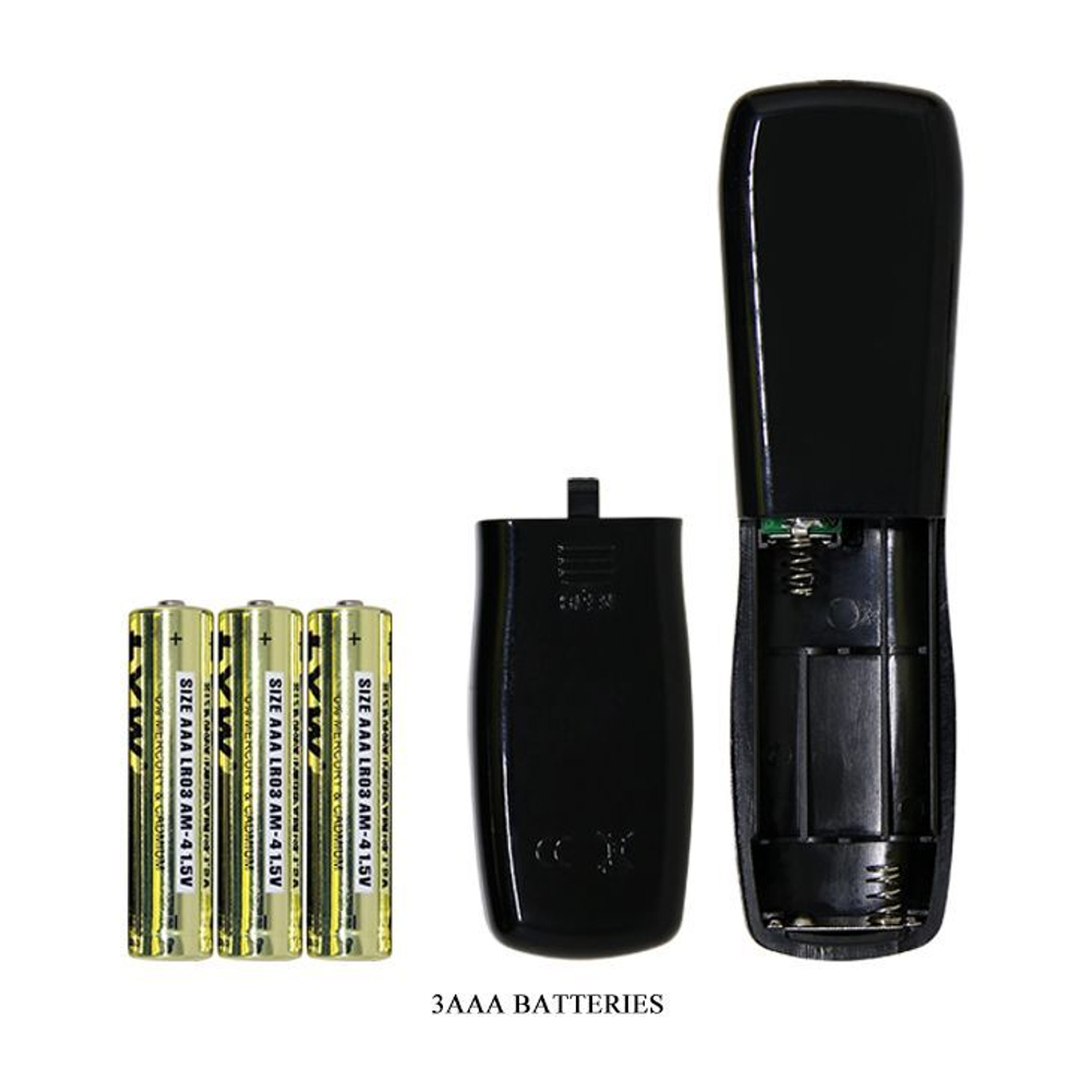 Коричневый вибратор с вращением и поступательными движениями Easton - 18,5 см. (Цвет: коричневый)