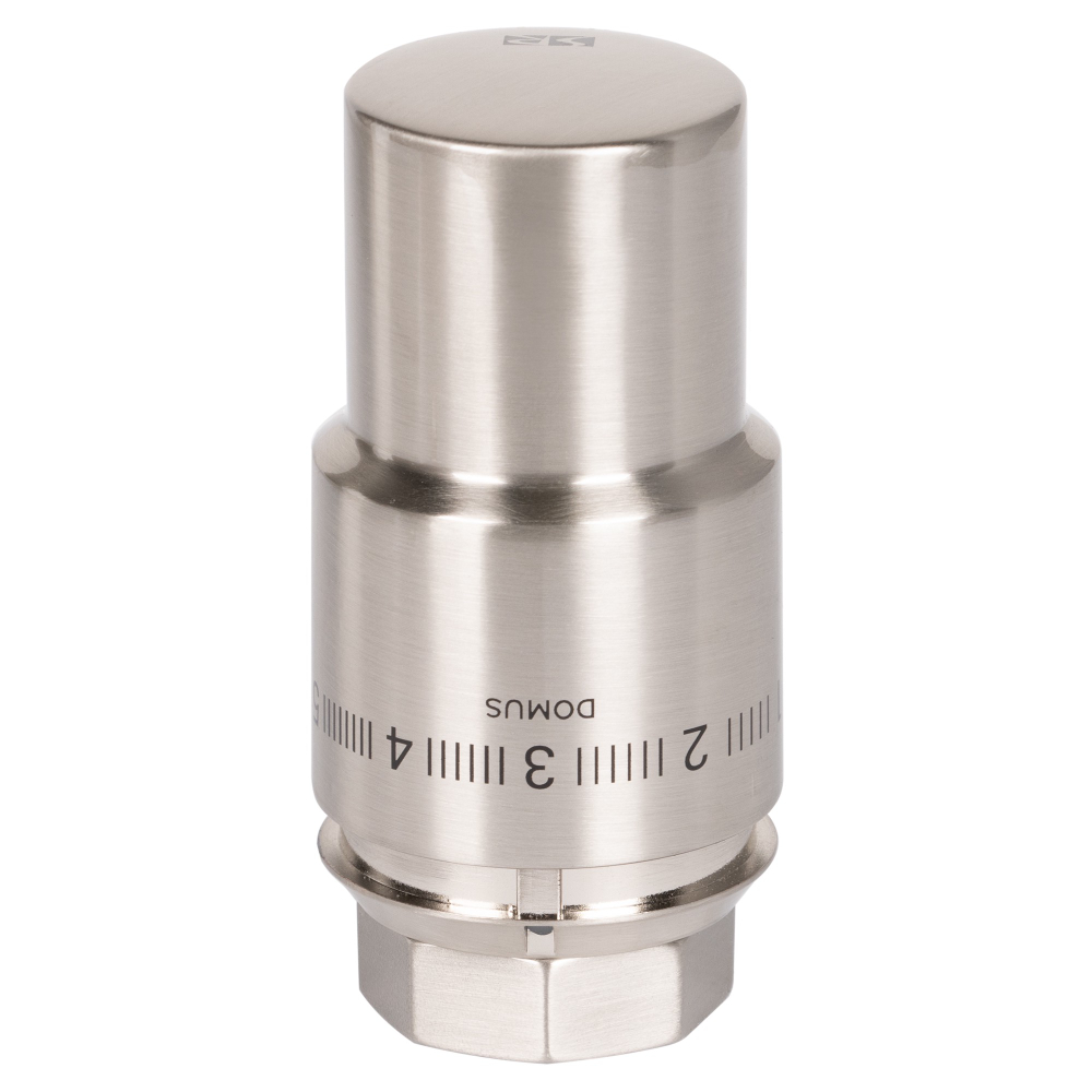 Термоголовка жидкостная Royal Thermo Design PRO М30х1,5 (матовый никель)