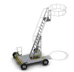 Вышка-стремянка алюминиевая для нефтяной промышленности MEGAL ВСА-5,0Н (3,6-5,0) -2