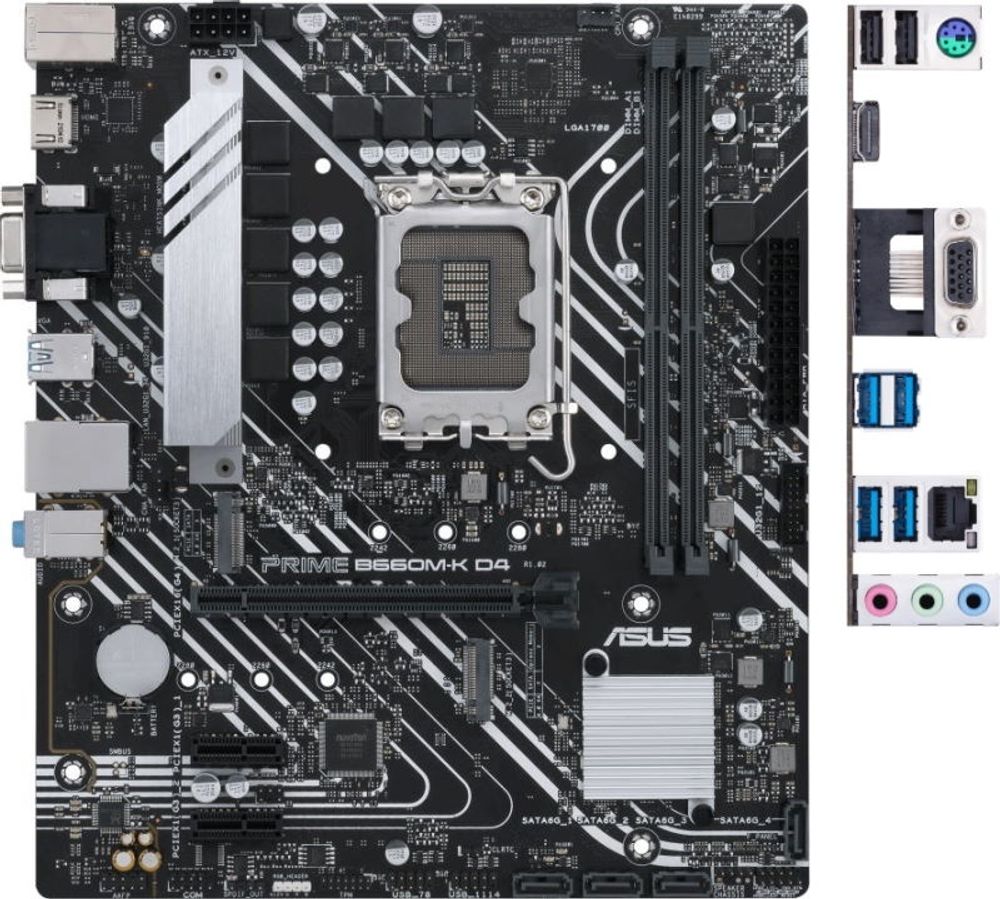 Материнская плата ASUS PRIME B660M-K D4